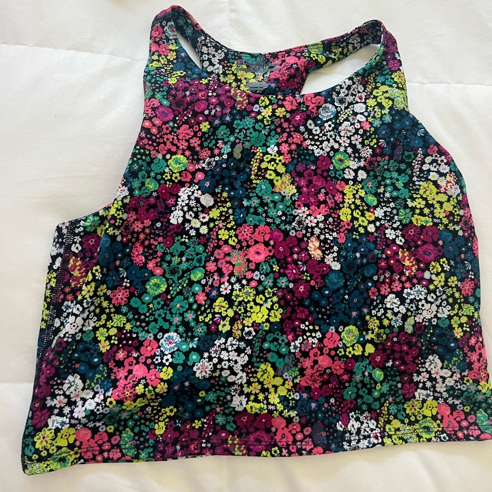 Champion crop top with built in bra. Size large